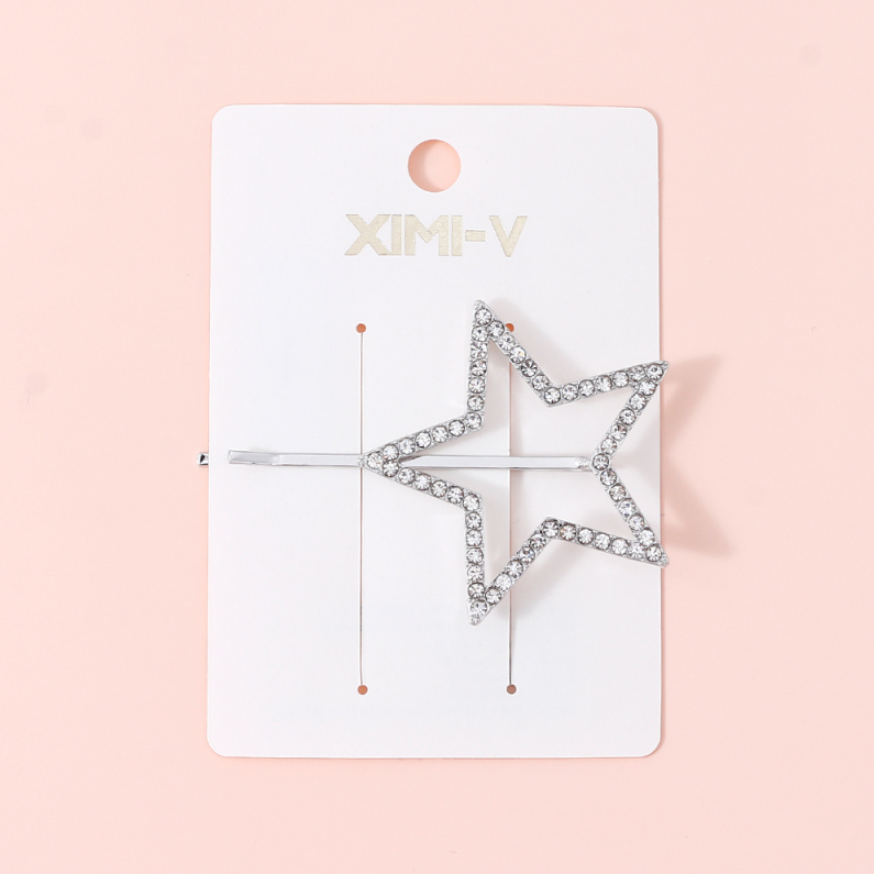 Five star zinc alloy clip