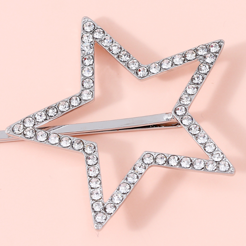 Five star zinc alloy clip