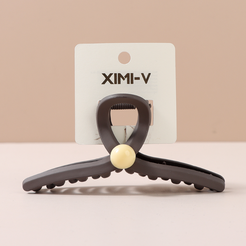 Milk coffee series Scrub accessories Hair grab #6