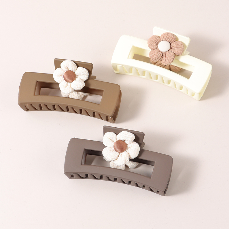 Milk Coffee series Scrub accessories Hair Grab #5