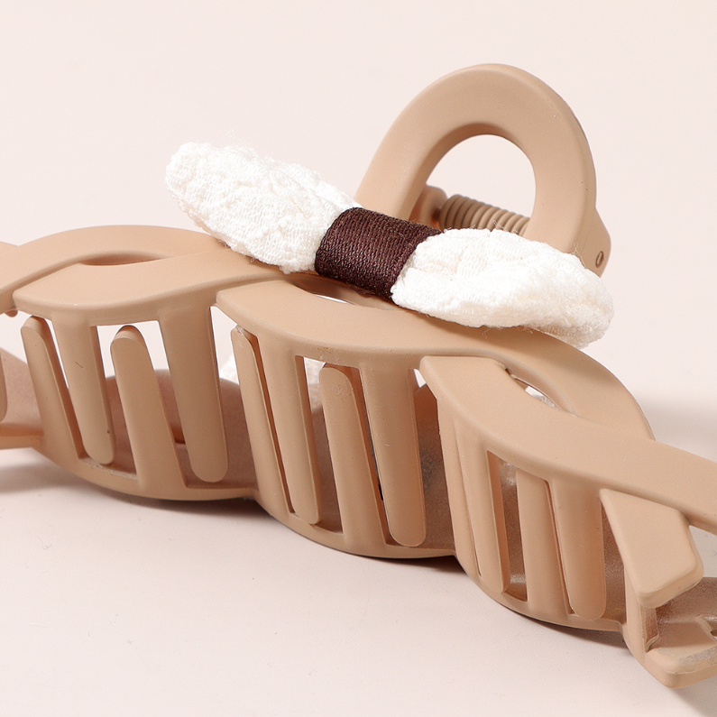 Milk Coffee series Scrub accessories Hair Grab #3