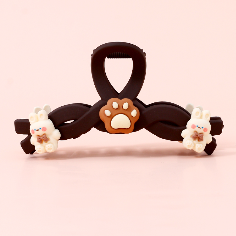 Milk coffee series Scrub accessories Hair Grab #1