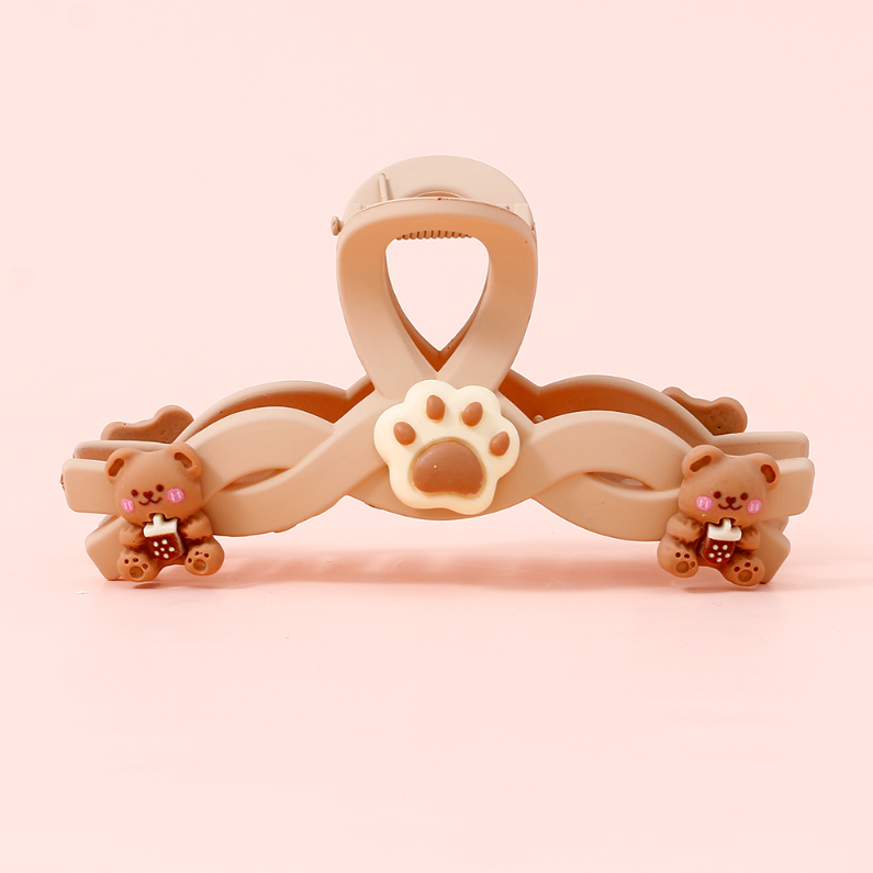 Milk coffee series Scrub accessories Hair Grab #1