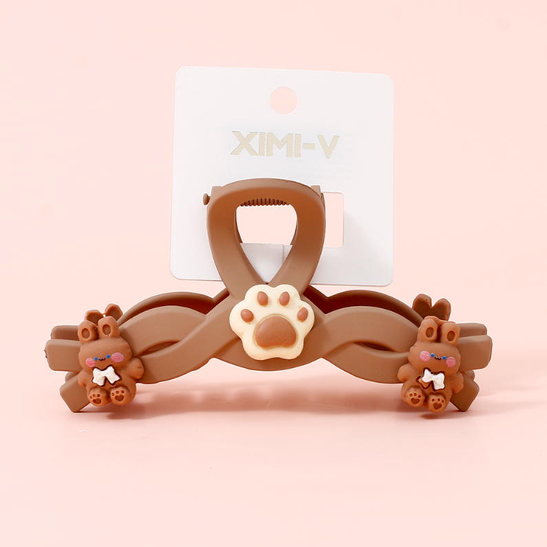 Milk coffee series Scrub accessories Hair Grab #1