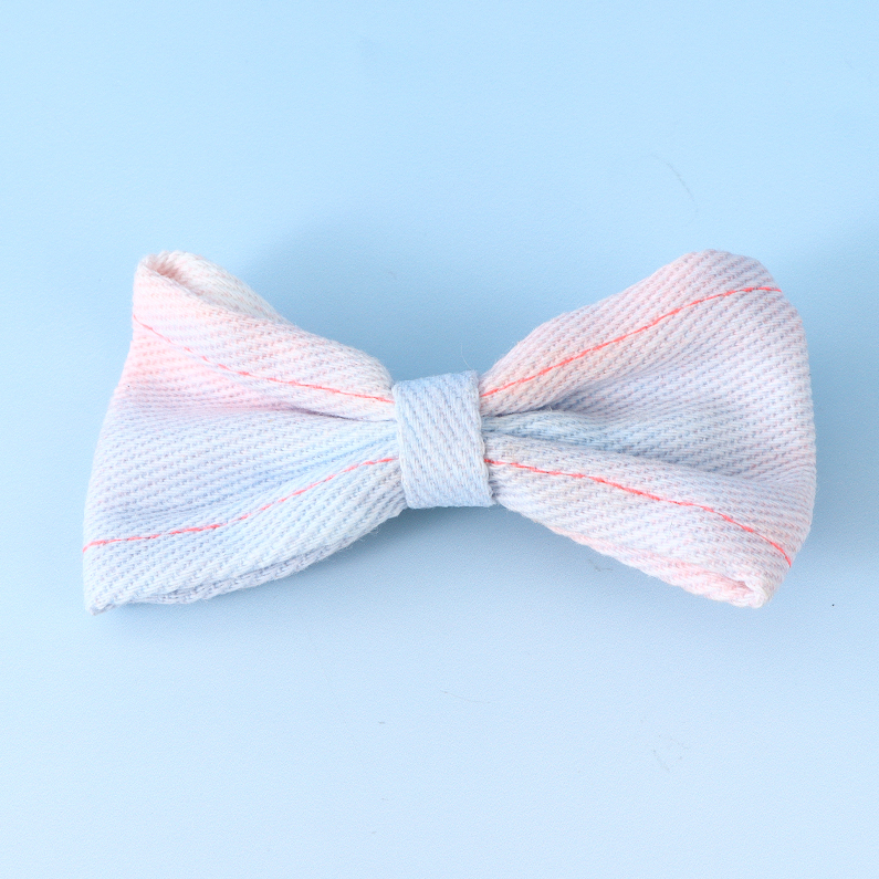 Gradient denim minimalistic hairpin 1