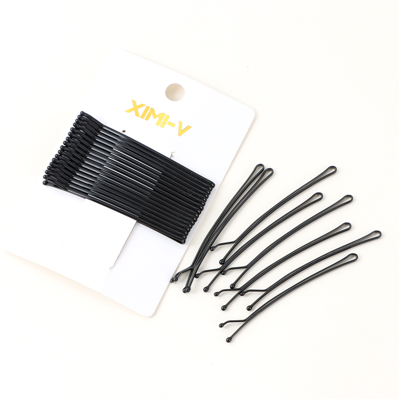 24 cute black base clip