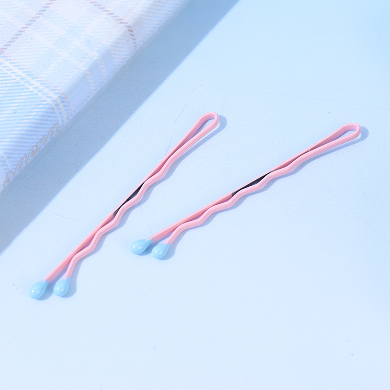 Glossy Epoxy Colorful Basic Hairpins 5PCS