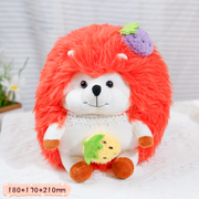 Strawberry Hedgehog Stuffed Doll (M) (Red) (23CM)