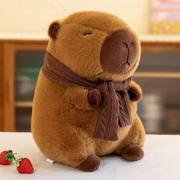 35CM Capybara Stuffed Doll (Wearing Scarf)