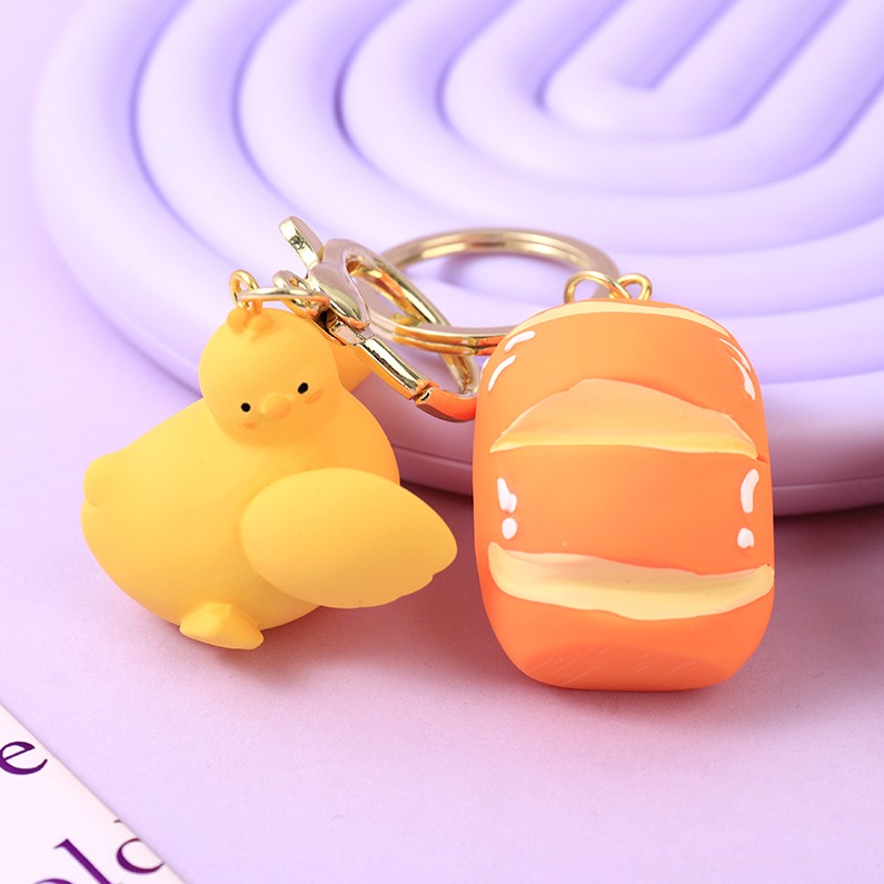 Couple key chain - Bread chick