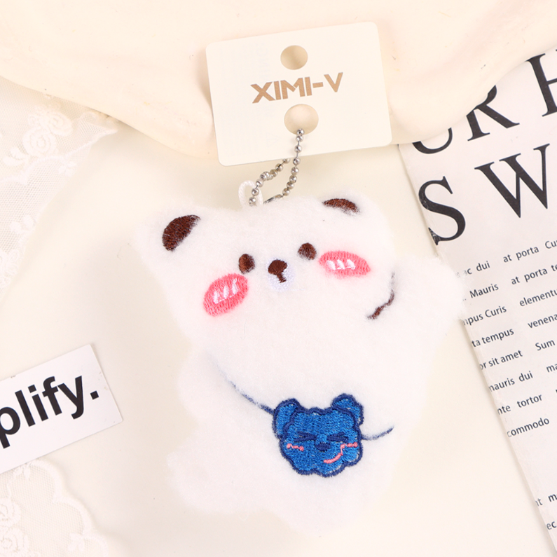 Bath bear miniature pendant