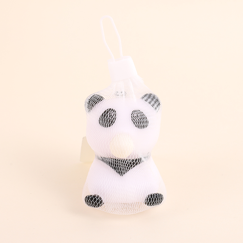 Panda Spit Bubble Squeeze Toy Keychain
