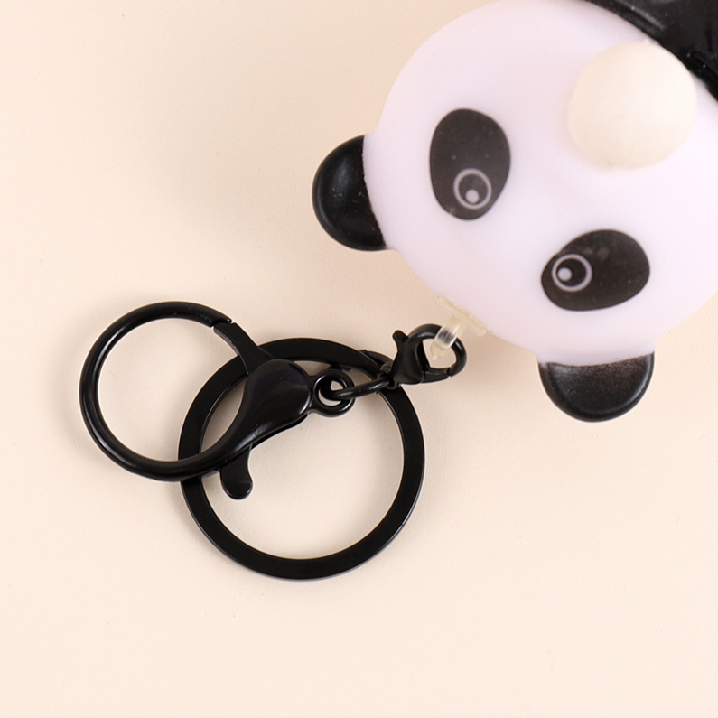 Panda Spit Bubble Squeeze Toy Keychain