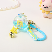 Yellow toy Sponge Ball Toy Keychain