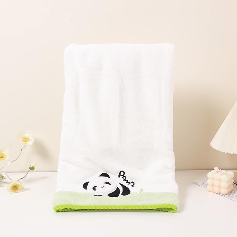Panda series absorbent bath towel