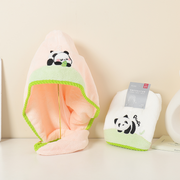 Panda series absorbent dry hair hat