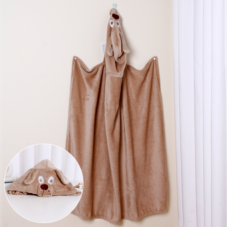 Puppy Hooded Cloak Blanket