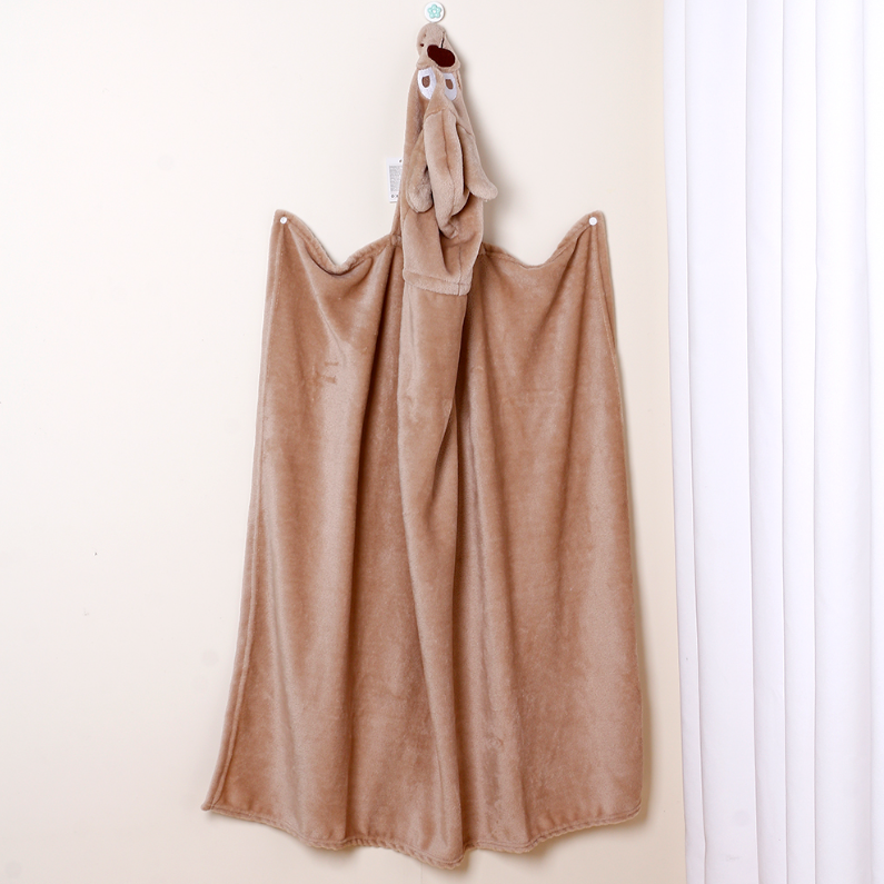 Puppy Hooded Cloak Blanket