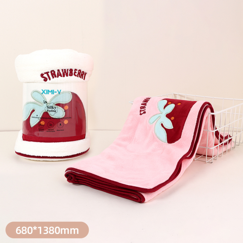 Strawberry Bath Towel