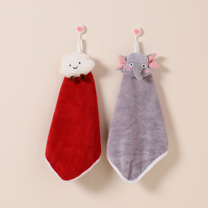 Cute Cartoon Series Absorbent Hand Towel