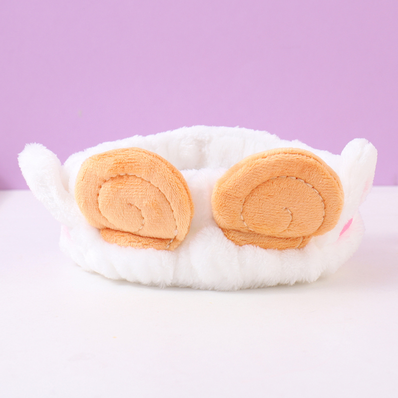 Cute Lamb Ansai Headband (White)