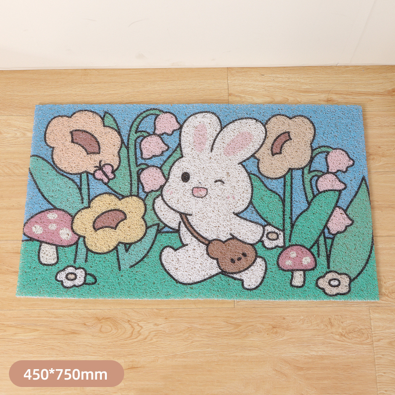 Happy Rabbit Silk Mat (Colour)
