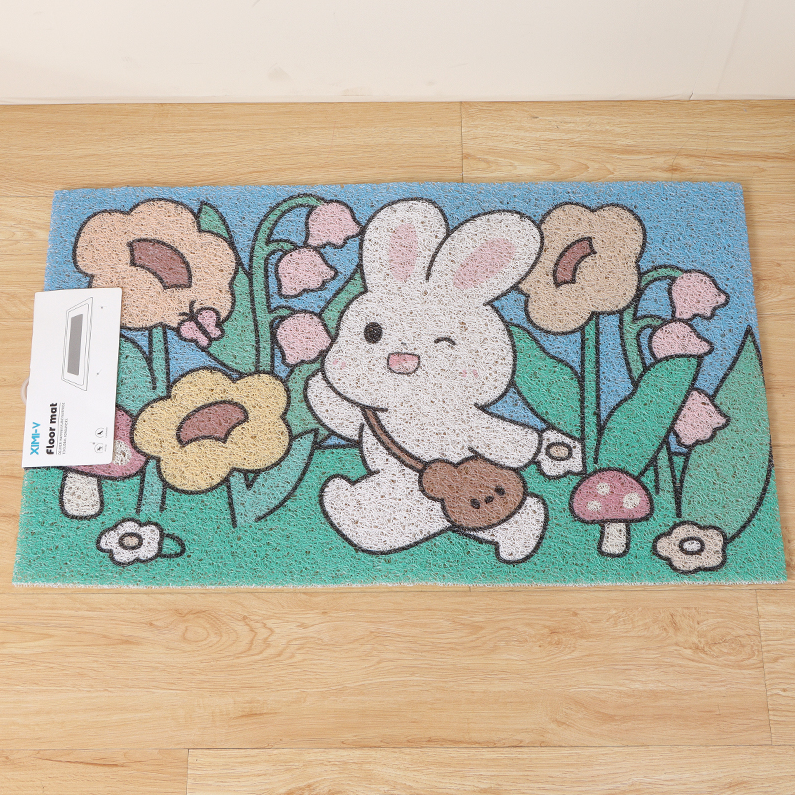 Happy Rabbit Silk Mat (Colour)