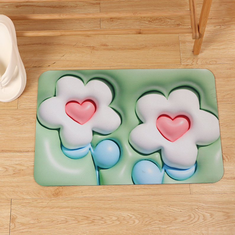 Expansive Element White Small Flower Square Technology Velve