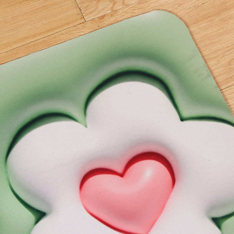 Expansive Element White Small Flower Square Technology Velve