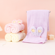 Star plush series absorbent bath towel