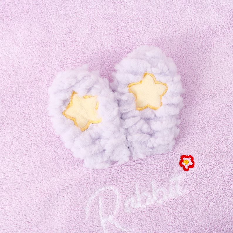 Star plush series absorbent bath towel