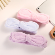 Simple Light Color Bowknot Hair Drying Band