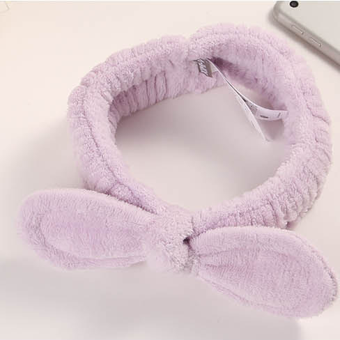 Simple Light Color Bowknot Hair Drying Band