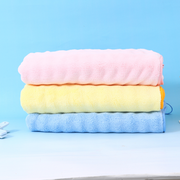 Bubble Coral Velvet Bath Towel
