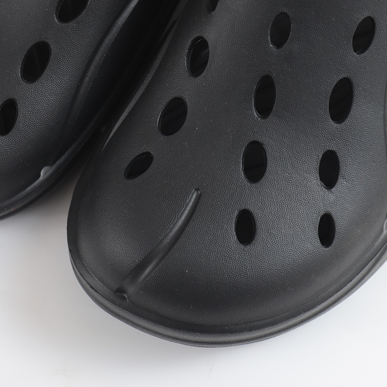Hollow Non-Slip Men_s Sandals 43 (Black)
