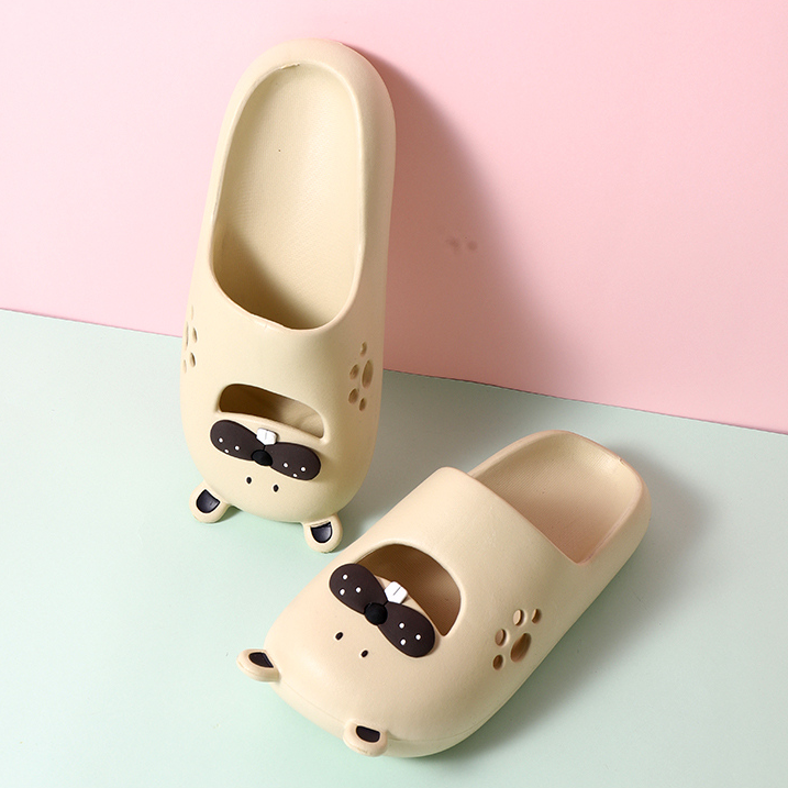 Stylish lightweight women's slippers (beige size 40-41)