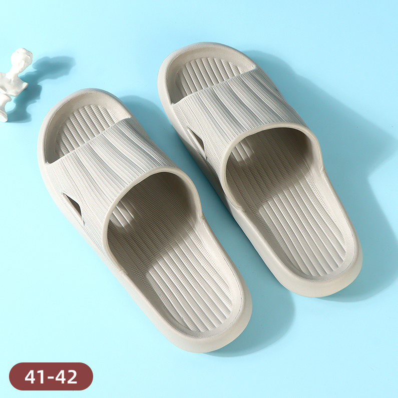 Men's Bathroom Slippers (Size 41-42 grey)