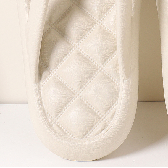 Soft bottom fashion flip-flops 40-41 (beige)