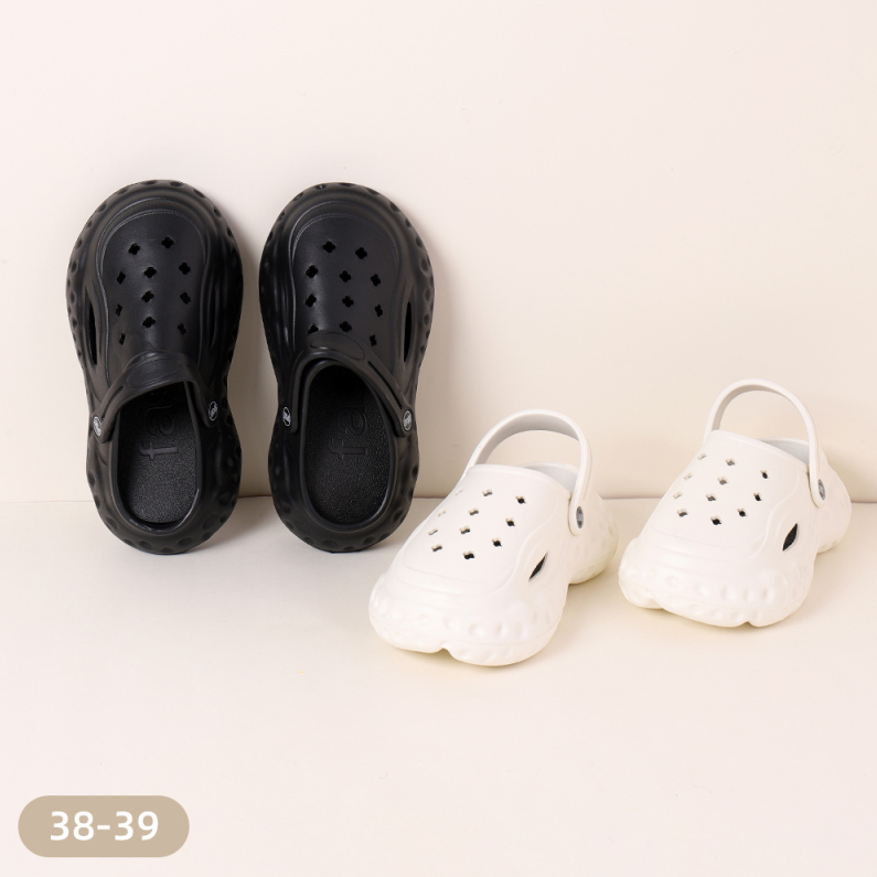 Simple thick bottom fashion outdoor women's cave slippers 38