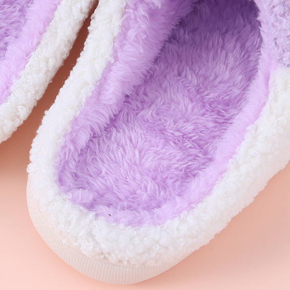 Tulip Fashion Women's Cotton slipper 38-39 size (purple)