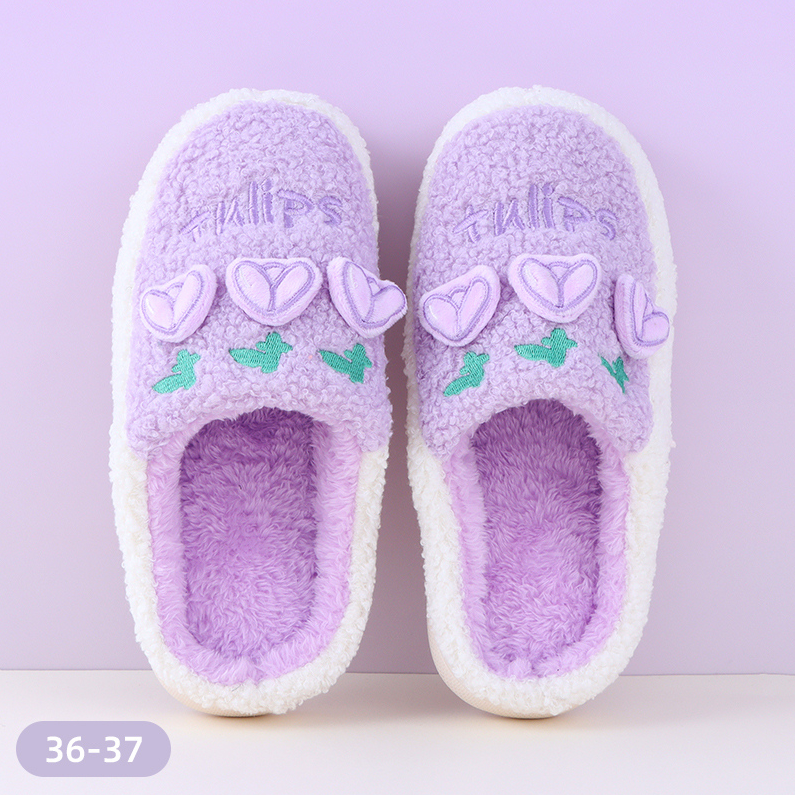 Tulip Fashion Women's cotton tows 36-37 sizes (purple)