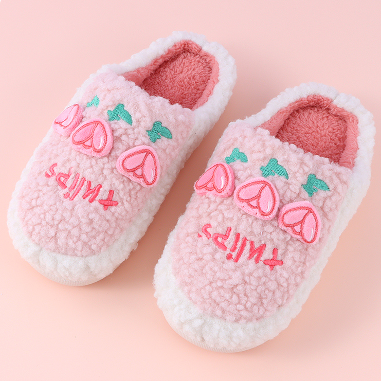 Tulip Fashion Women's Cotton slipper 38-39 size (pink)
