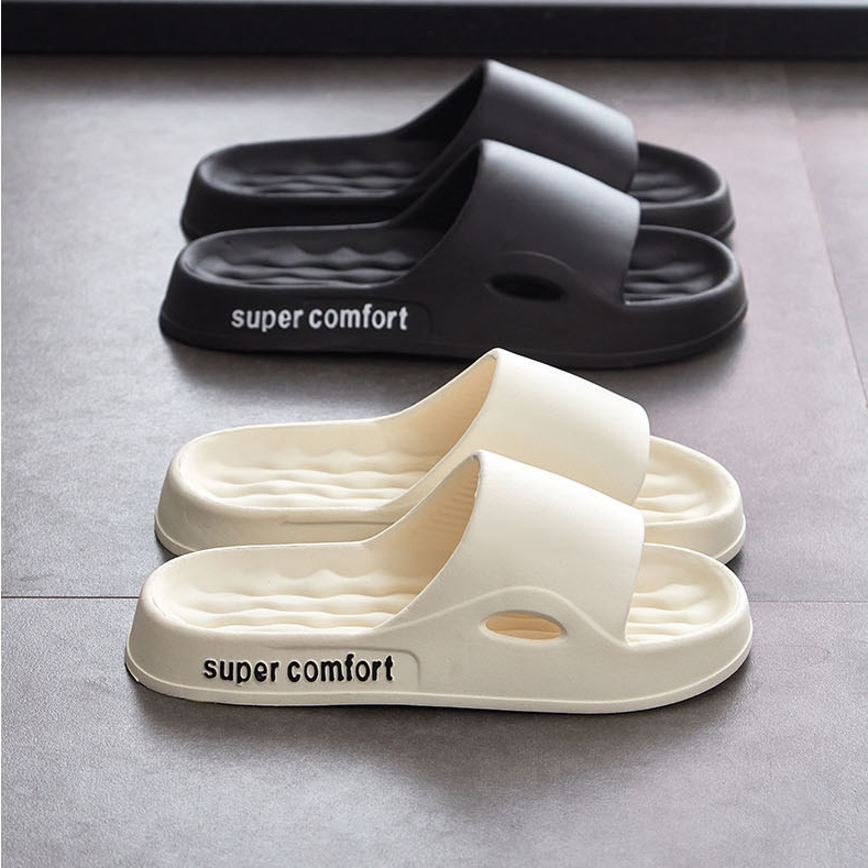 Simple Comfortable Men's Slippers 44-45 (White)
