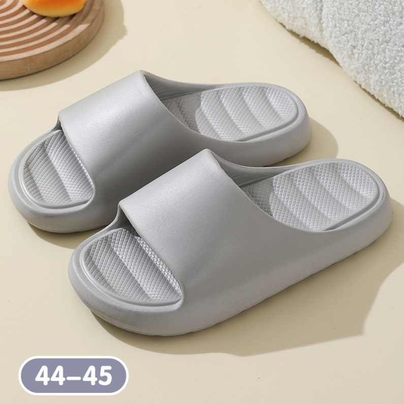 Simple Lightweight Men's Flip-Flops 44-45 (Gray)