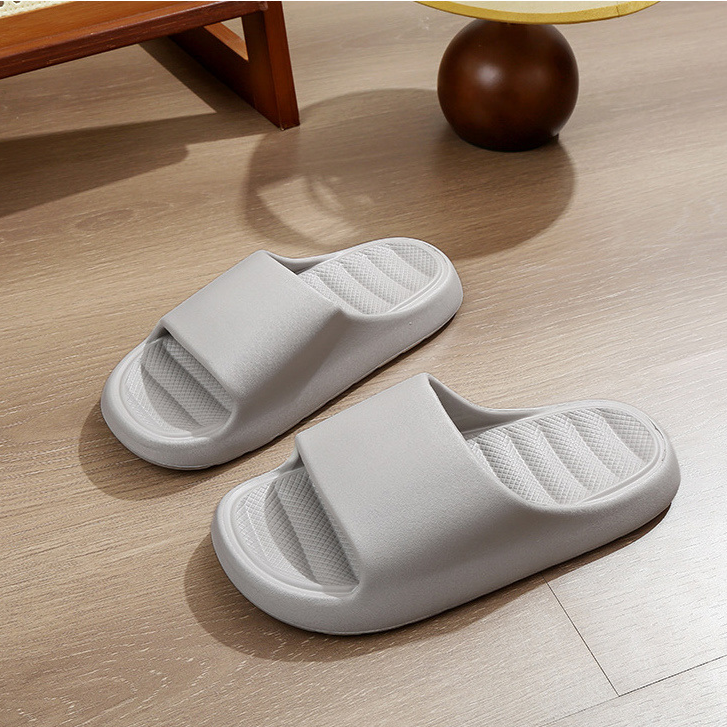 Simple Lightweight Men's Flip-Flops 44-45 (Gray)