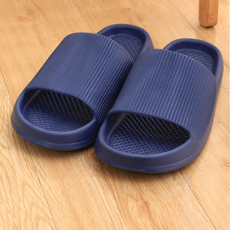 Home Comfortable Men's Shower Slippers 44-45 (Blue)