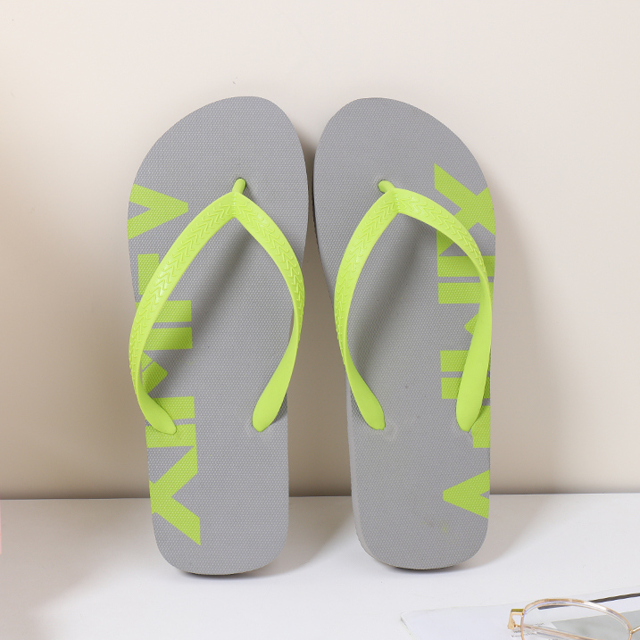 Classic Stylish Men's Flip Flops 44-45 (Gray)