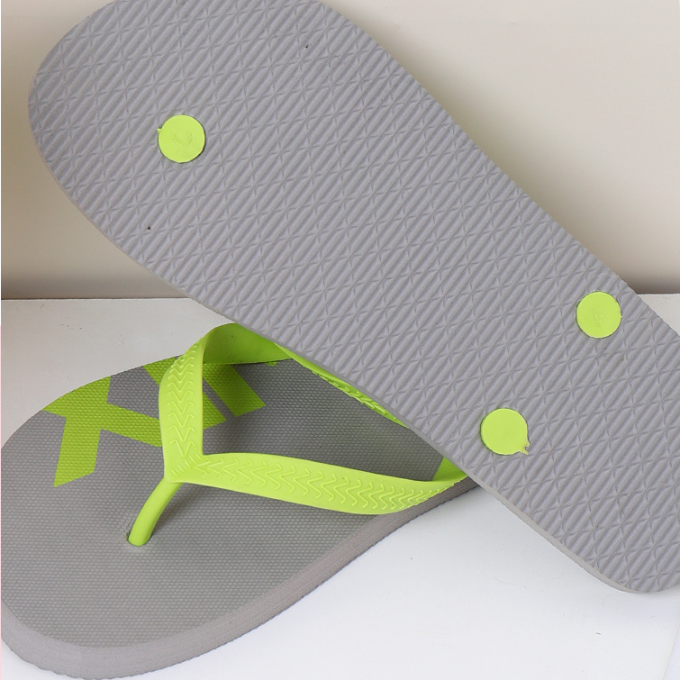 Classic Stylish Men's Flip Flops 44-45 (Gray)