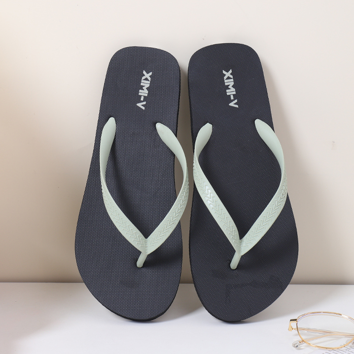 Classic Stylish Men's Flip Flops 44-45 (Black)