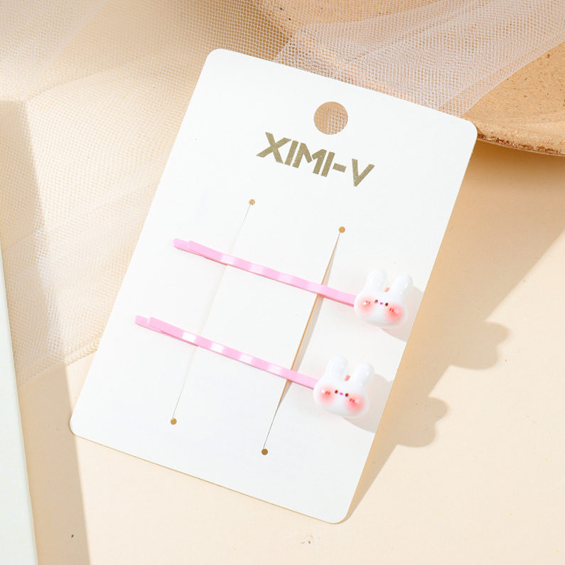 Pink bunny clip